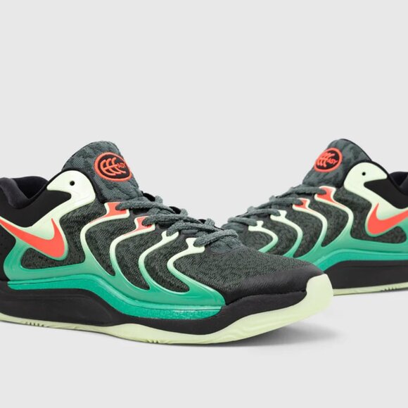 Nike Men’s KD 17 Easy Money Sniper Black Bright Crimson Basketball Shoes Size 10 - Picture 10 of 14